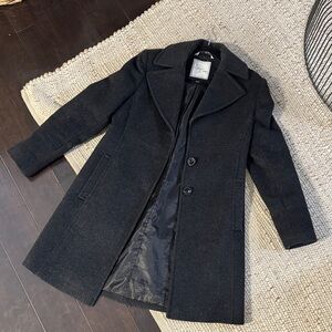 Charcoal Larry Levine Pea Coat